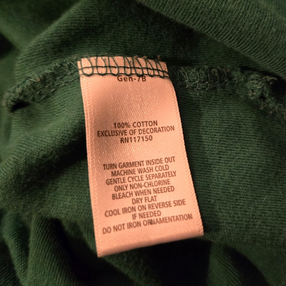 Quaker Factory Green Embroidered Holiday Baking Makes Life Sweeter Top Size S - Picture 8 of 8